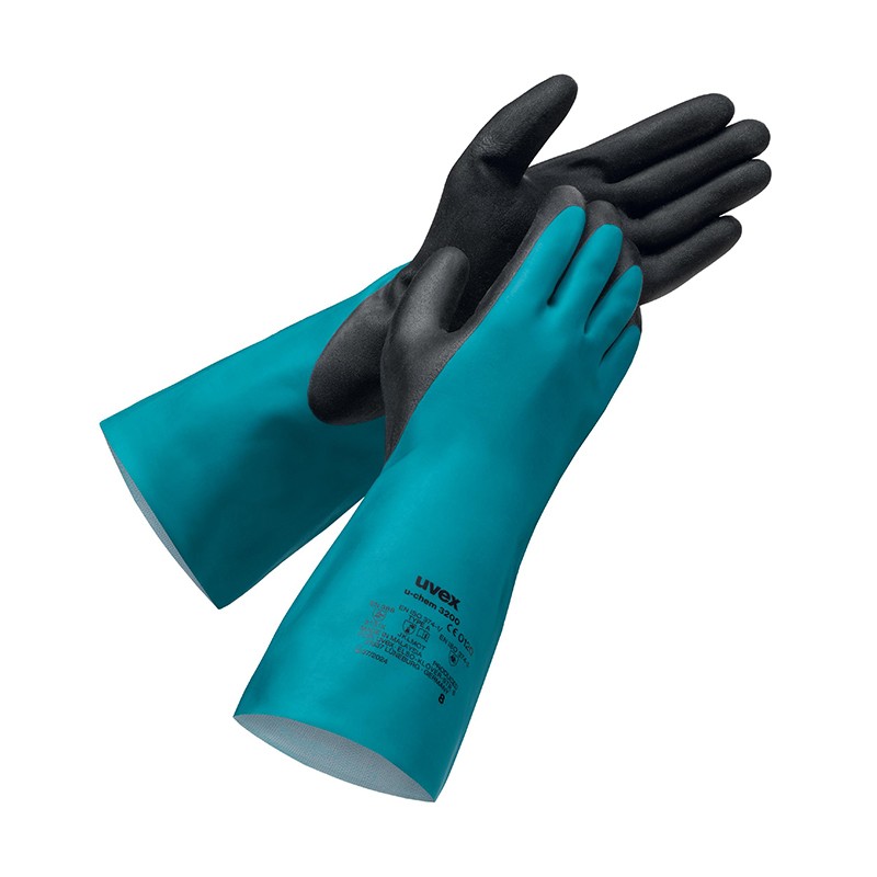 دستکش ایمنی ضد حلال uvex مدل u-chem 3200