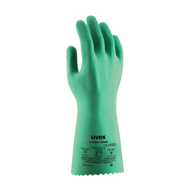 دستکش ضد حلال uvex مدل u-chem 3000