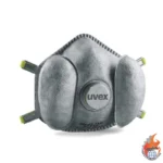 ماسک فیلتردار یووکس مدل Silv-Air 7330 - سوپاپ دار با فیلتر کربن برای محیط های صنعتی