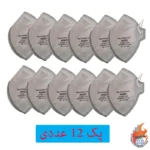 ماسک فیلتردار کربن اکتیو - استاندارد N95 و FFP3 برای محیط های صنعتی و آلوده