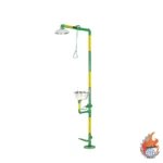 قیمت + مشخصات کامل دوش و چشم شوی کربن استیل CS1-1/2SH-P|