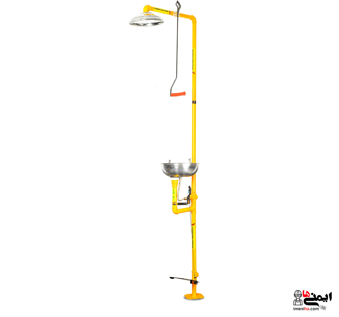 قیمت دوش و چشم شوی کربن استیل گالوانیزه CS 1-SH-P با طراحی استاندارد_ ایمنی ها قیمت دوش و چشم شوی کربن استیل گالوانیزه CS 1-SH-P با طراحی استاندارد_ ایمنی ها