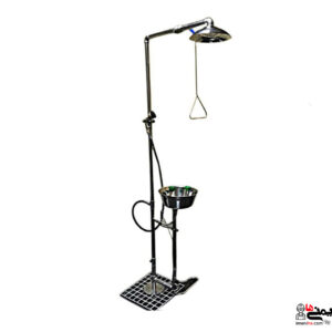 خرید دوش و چشم شوی استیل نیم پدالی ۵۰۲-۴۵۰ SP SS+ ساخت ایران_ ایمنی ها