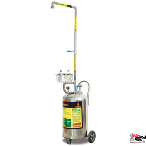 خرید دوش و چشم شوی قابل حمل SS304-68L-PSH از جنس استیل در ایمنی ها