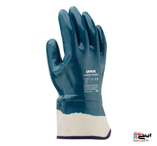 دستکش ایمنی کار تمام مواد یووکس UVEX آلمان مدل Compact NB27H