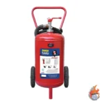 قیمت و مشخصات کپسول آتش‌نشانی چرخدار پودری 25 کیلویی پارسا